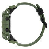 Casio G-SHOCK men's digital watch with khaki resin strap (British brand)