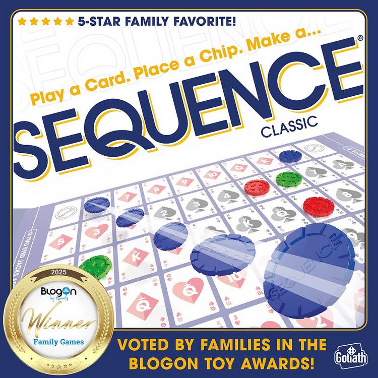 Goliath Sequence Game board game (British brand)