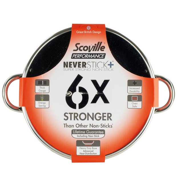 Scoville Neverstick Performance 28cm Casserole Dish, UK version