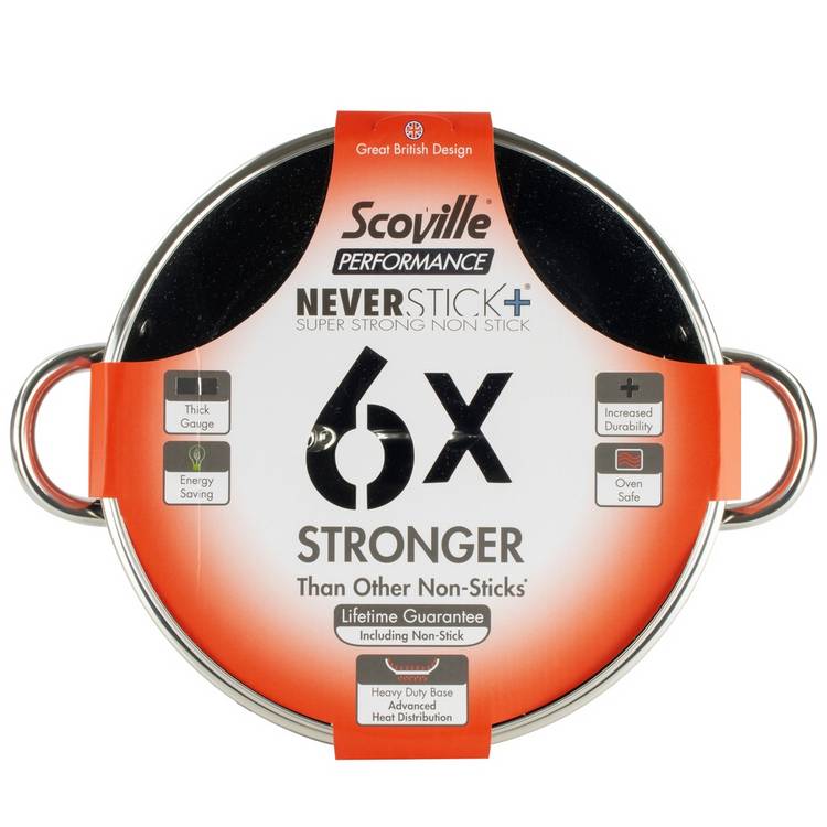 Scoville Neverstick Performance 28cm Casserole Dish, UK version