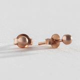 Argos Revere 18ct Rose Gold Plated Ball Stud Earrings- Buy online at McGrocer