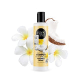 Organic Shop Silky Shine Shampoo Frangipani Coconut 280ml, imported from the UK