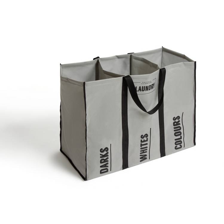 Habitat three-compartment laundry sorter 93L (British brand)