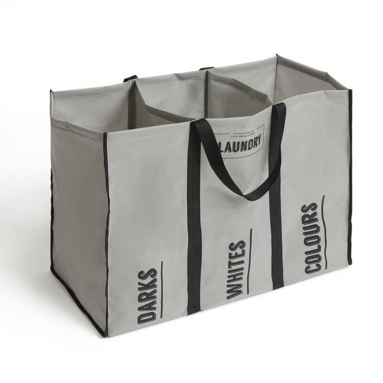 Habitat three-compartment laundry sorter 93L (British brand)