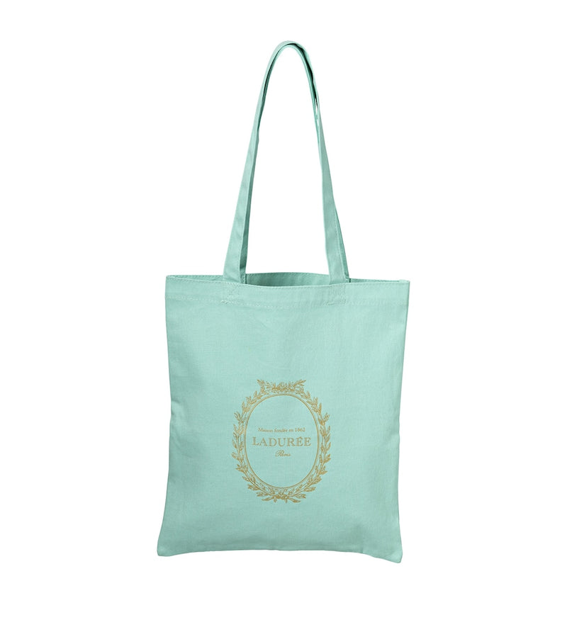 Ladurée organic cotton logo tote bag 40x30cm, UK version