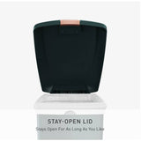 Simplehuman green 40 litre slim pedal bin (British brand)