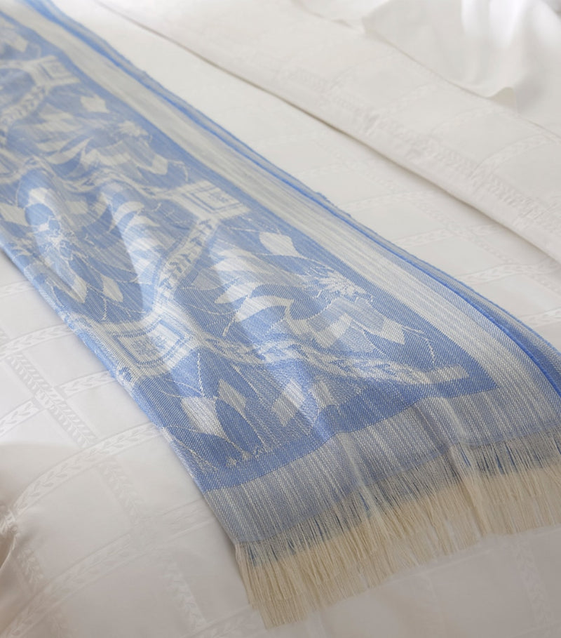 Pratesi silk-cotton-linen throw 150x180cm, UK version