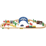 Argos Chad Valley Wooden Train and Track Set - 60 Pieces- Buy online at McGrocer