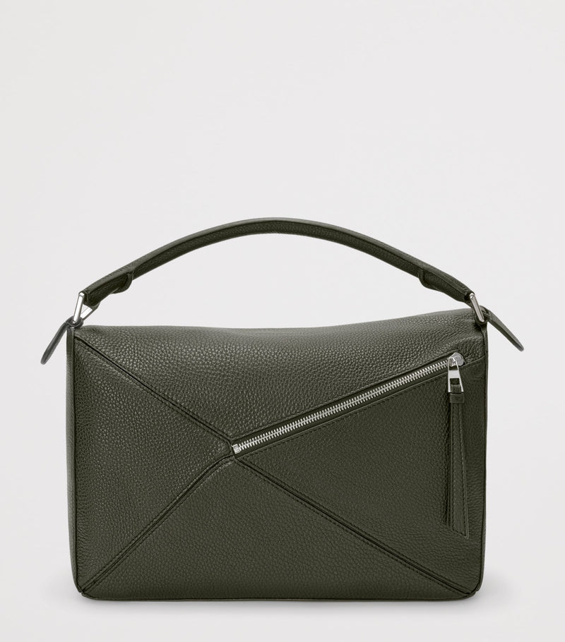 LOEWE Puzzle large leather top-handle bag, UK version