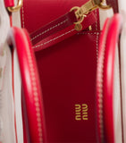 Miu Miu embroidered mesh top-handle bag small, UK version