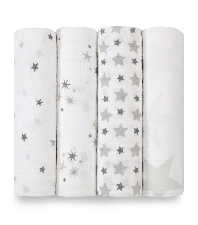 Aden & Anais baby swaddle Twinkle Swaddles set of 4, imported from the UK