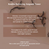 Kaine Kombu Balancing Toner with cotton pads 150ml (British brand)