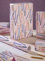Next Hallmark Pink Birthday Candles Wrapping Paper (3 Rolls, 70cm x 2m Each)- Buy online at McGrocer