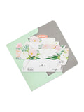 Hallmark 3D pop-up wedding card with cake design - British product