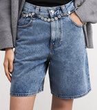 Claudie Pierlot logo embossed chain belt (British brand)