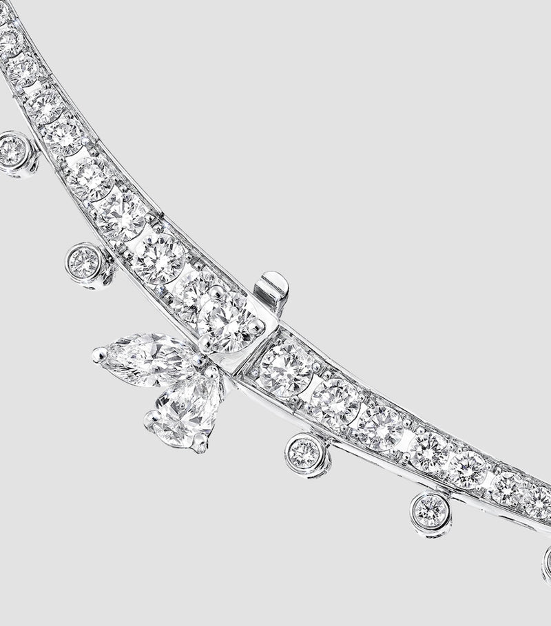 Graff Carissa necklace white gold diamonds - British product