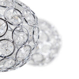 Argos Home beaded globes ceiling light chrome 5 arm, imported from the UK