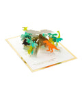 Hallmark 3D pop-up dinosaur birthday card 17.3cm x 11.9cm, UK version
