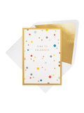 Hallmark blue 3D pop-up celebration card - British product