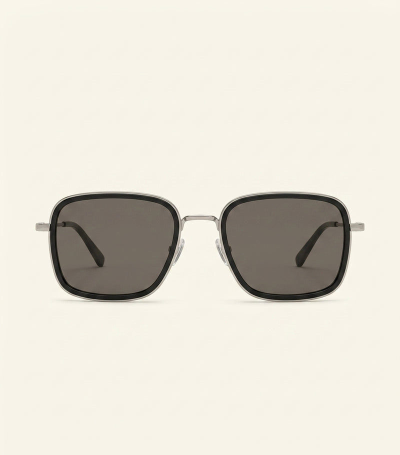 Cartier stud-trim square aviator sunglasses, imported from the UK