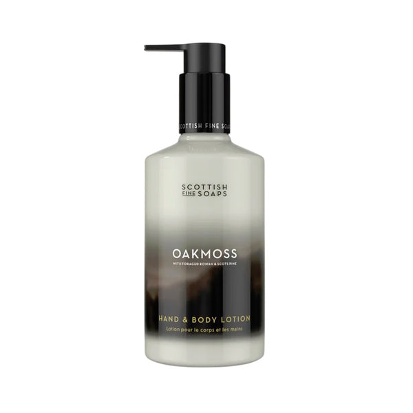 Scottish Fine Soaps Oakmoss Hand & Body Lotion 300ml (British brand)