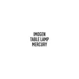 Argos Home Imogen Mercury table lamp with grey shade, UK version