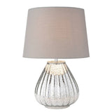 Argos Home Imogen Mercury table lamp with grey shade, UK version