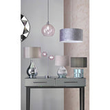Argos Home Imogen Mercury table lamp with grey shade, UK version