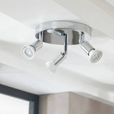 Argos Argos Home Cromer 3 Spotlight Ceiling Plate - Silver- Buy online at McGrocer