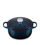 Le Creuset enamelled cast iron round casserole dish 24cm, UK version