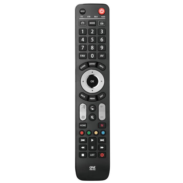 One For All Evolve 4 Way universal remote control, UK version