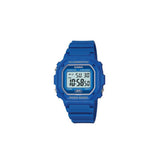 Casio blue resin strap digital watch (British brand)