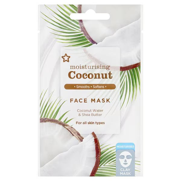 Superdrug Creamy Coconut Face Mask 15ml (British brand)