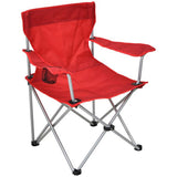 Pro Action red folding camping chair with carry bag - British product