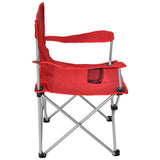 Pro Action red folding camping chair with carry bag - British product