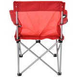 Pro Action red folding camping chair with carry bag - British product