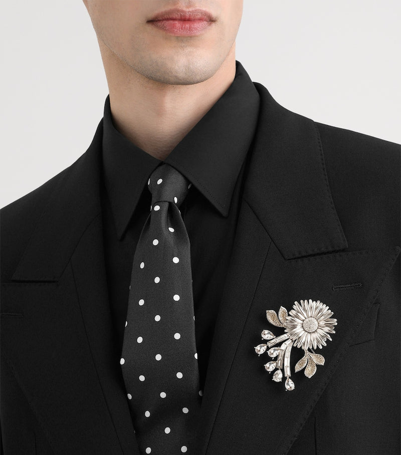 Dolce&Gabbana flower brooch brass 13cm - British product