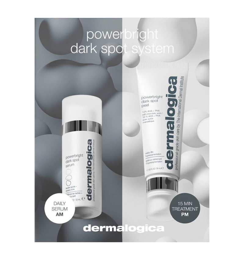 Dermalogica Powerbright dark spot system with serum and peel, UK version