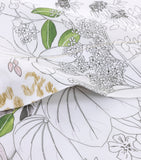 Yves Delorme Orchidee Super King flat sheet (British brand)