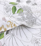 Yves Delorme Orchidee Super King flat sheet (British brand)