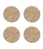 Hestia Soleil round coasters, UK version