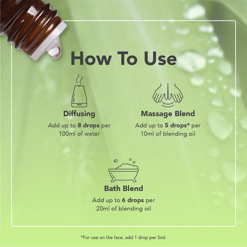 Tisserand citronella organic essential oil 9ml, UK version