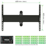 AVF multi-position TV wall bracket 40-85 inch - British product