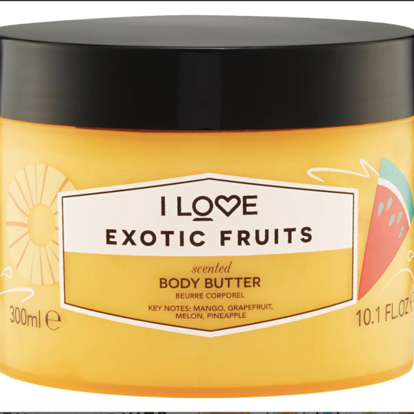 I Love Exotic Fruits Body Butter 300ml, UK version