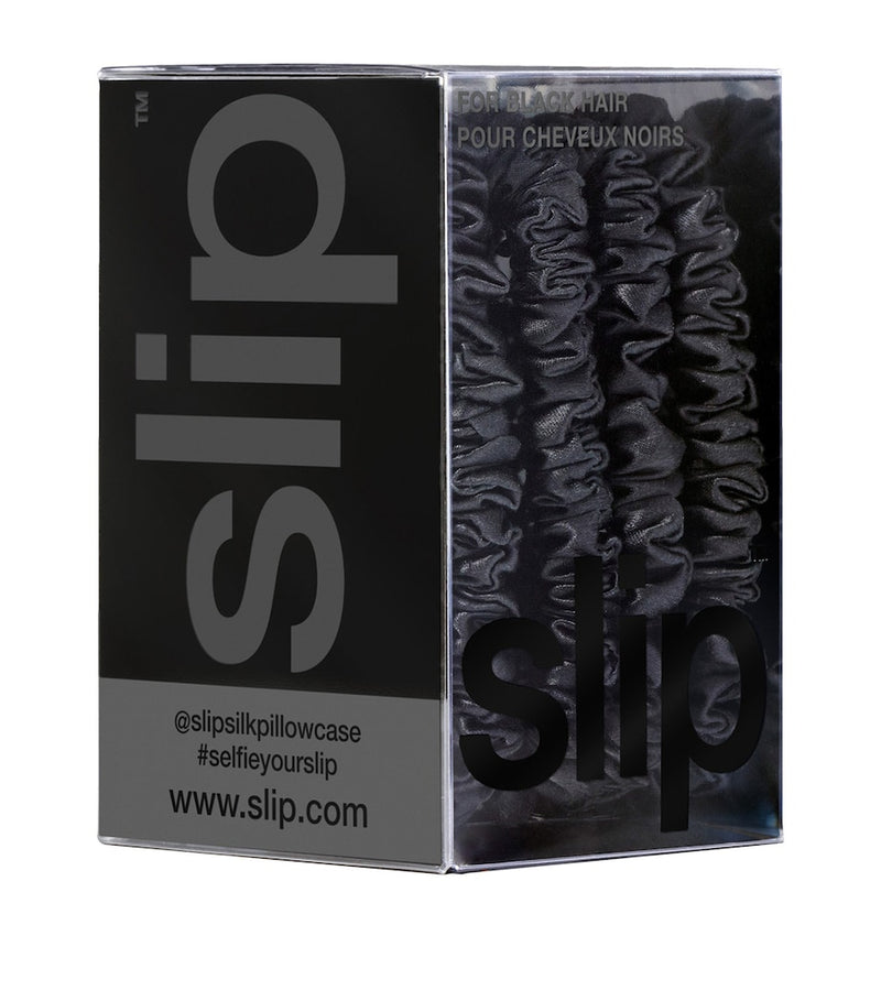 Slip Pure Silk Skinny Scrunchies Set of 4 (British brand)