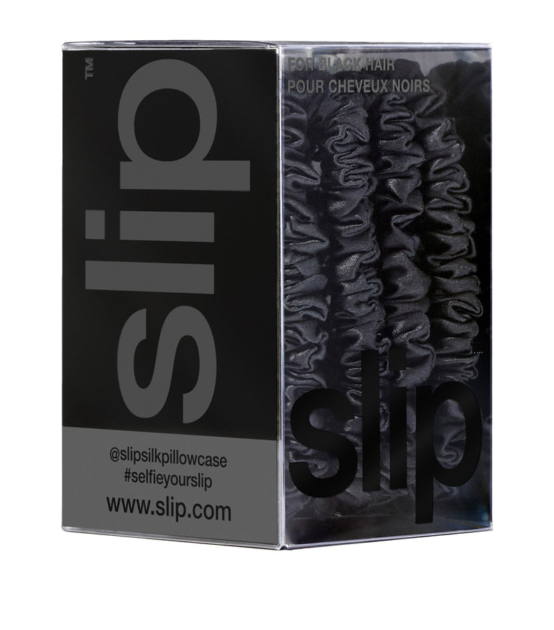 Slip Pure Silk Skinny Scrunchies Set of 4 (British brand)