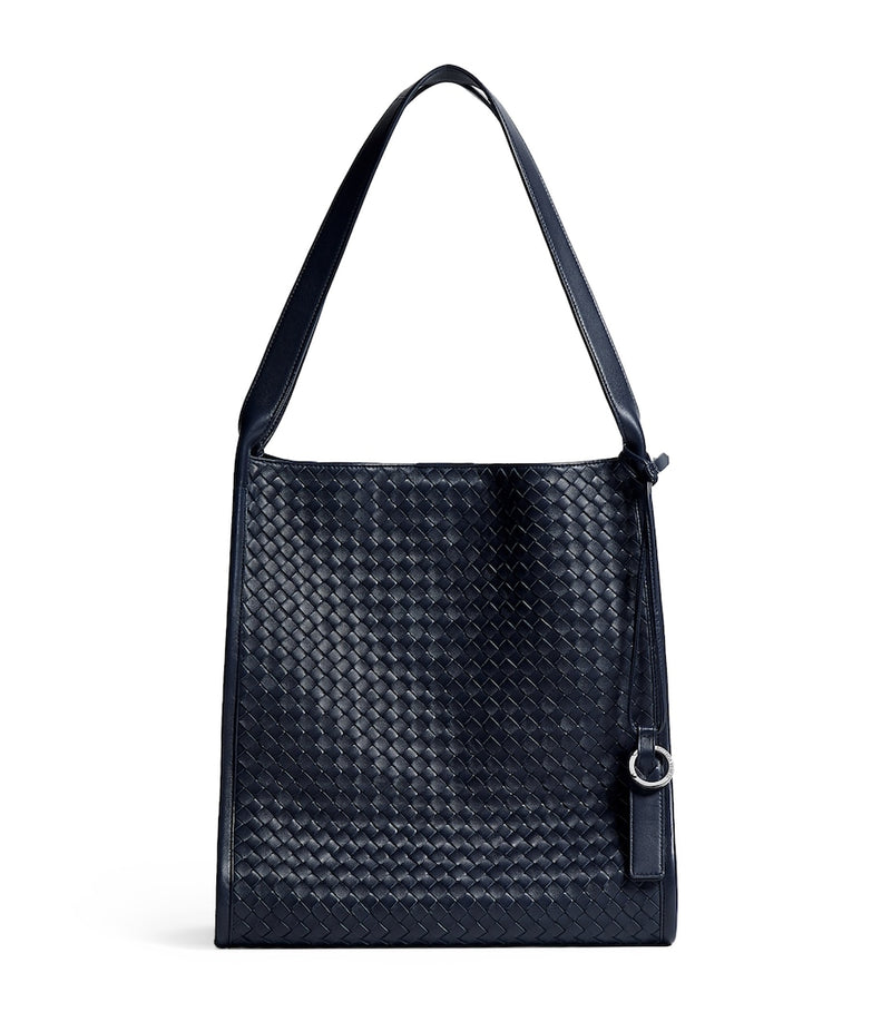 Bottega Veneta Leather Corriere Tote Bag, UK version