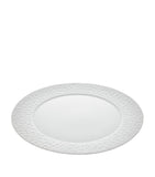 Oval Charger Plate with Snowball Blossom Design 33cm