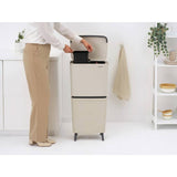 Brabantia Sort Up 25+10+10L recycle bin beige (British brand)