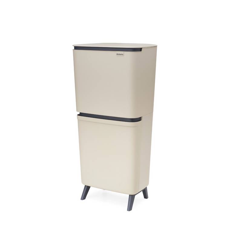 Brabantia Sort Up 25+10+10L recycle bin beige (British brand)
